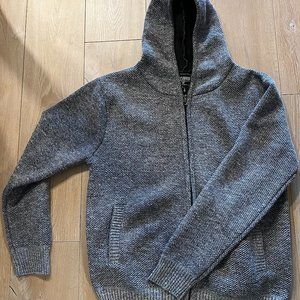 Zip up hooded sweater